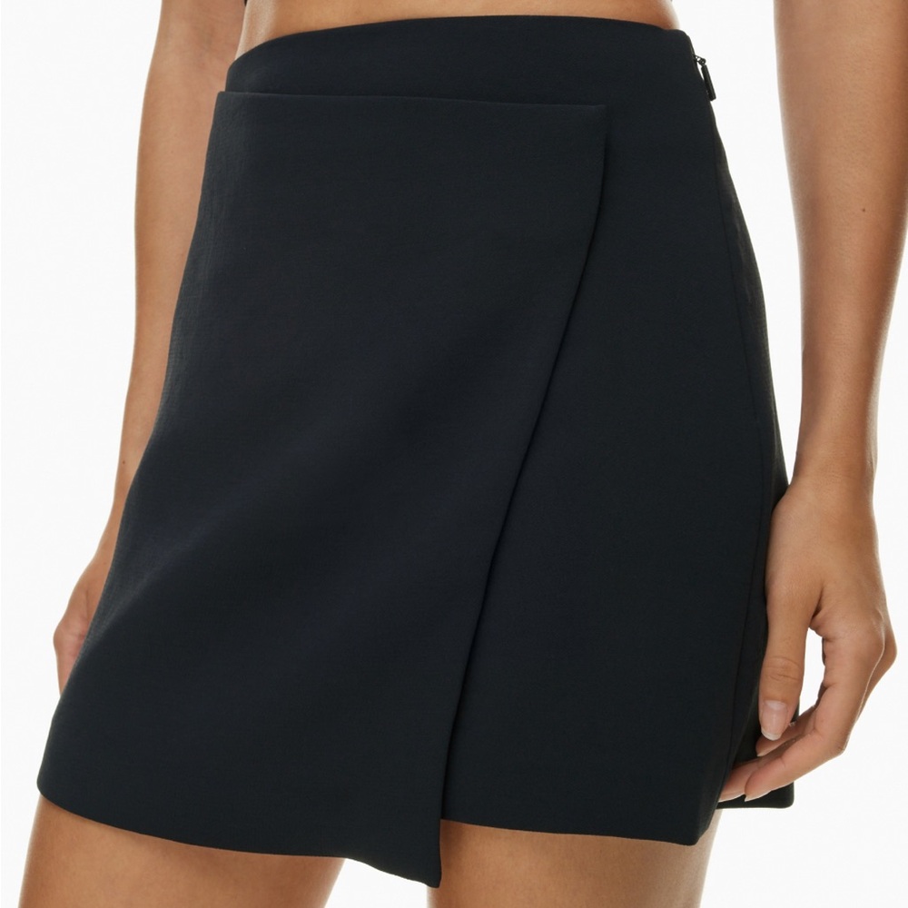 Aritzia Black Vanilli Mini Skirt - Picture 2 of 6